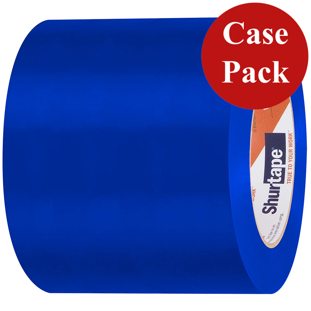 Shurtape UV-Resistant Marine Hull Preservation Tape - 96MM - 33M Roll - Straight Edge Blue *Case of 12 Rolls* [105750C] - Fashionser