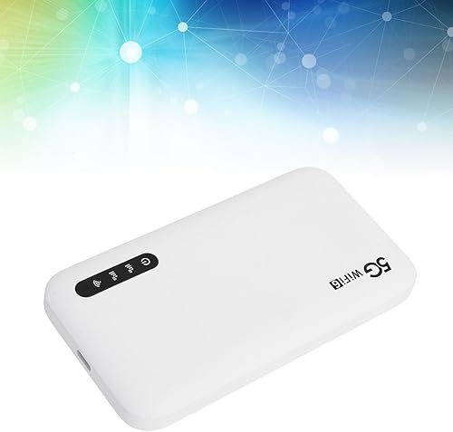 5G Wifi 6 Hotspot Mobile Supporto Ad Alta velocità 16 Dispositivi 6100 MAh Router Wifi Portatile Wifi con Slot della Scheda SIM per Tablet di Telefono - Fashionser