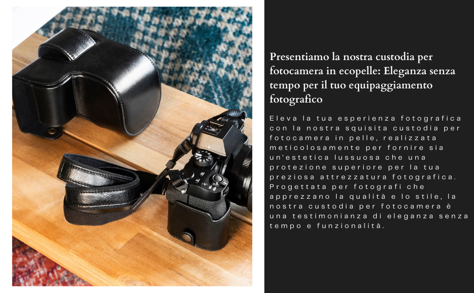 MegaGear custodie per fotocamera in pelle PU