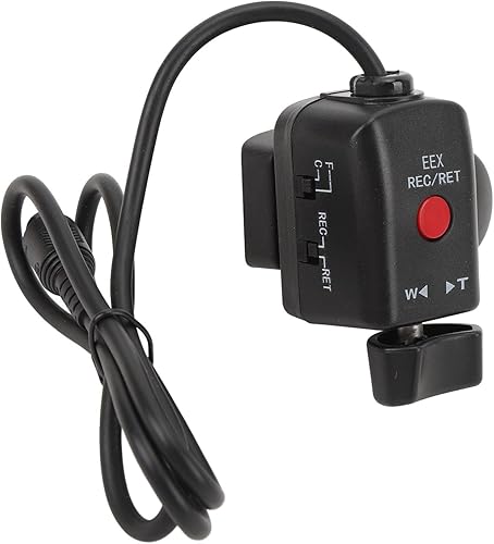 Controller Zoom per Videocamera a 8 Pin, Telecomando Portatile per Registrazione Video con Funzioni REC RET Start Stop per PMW EX1, PMW EX3 e PMW EX1R - Fashionser