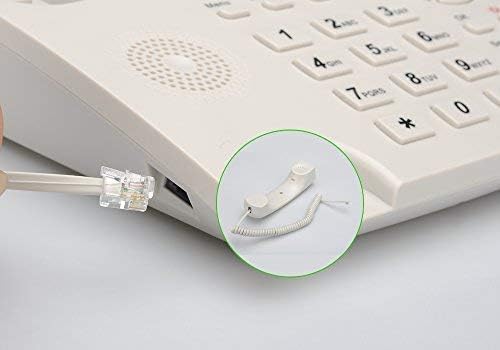 Telefono con Slot Sim GSM bianco - Fisso da tavola/scrivania - per anziani - Tim Vodafone Wind Quadband - Fashionser