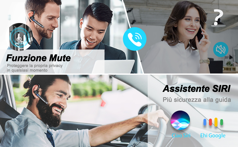 monoauricolare bluetooth