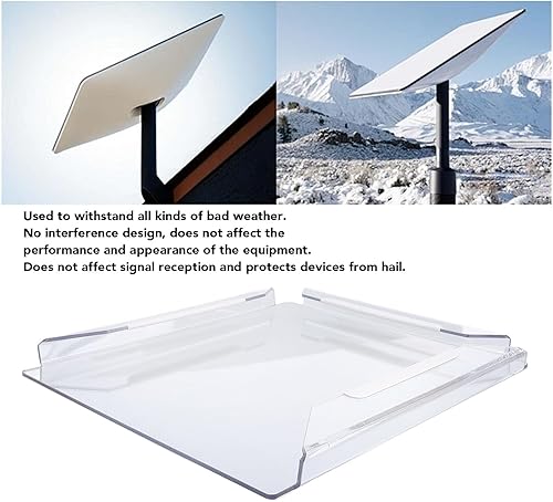 Supporto Protettivo Antigrandine per V4, Copertura per Montaggio Satellitare in Materiale PC, Previene Danni in Condizioni Meteorologiche Avverse, Ideale per - Fashionser