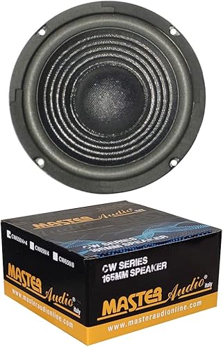 1 SUBWOOFER CW650/4+4 Altoparlante da 16,50 cm 165 mm 6,5' 120 Watt rms 240 Watt Max Doppia Bobina 4+4 Ohm Cofano Bagagliaio, 1 Pezzo - Fashionser