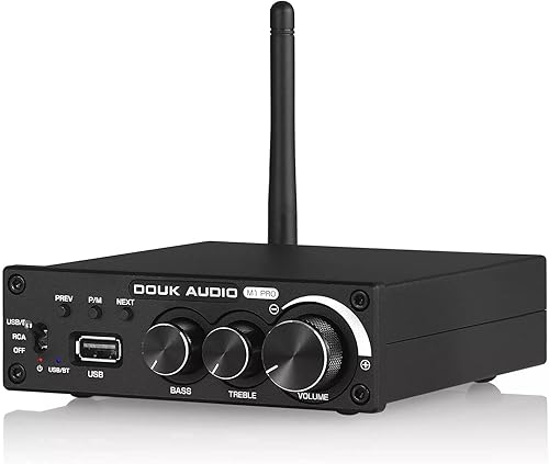 Amplificatore da 320 W Bluetooth 5.0 Mini Stereo Power Amplifier Subwoofer Amp USB Music Player - Fashionser