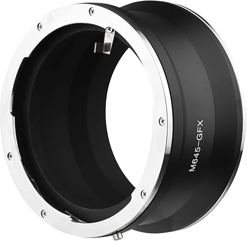 HUIOP Adattatore 645 GFX M645-GFX Adattatore per Obiettivo per Fotocamera di Ricambio per Obiettivo Mamiya 645 per Fujifilm G Mount GFX100 GFX50S GFX50R GFX100S - Fashionser