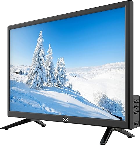 SM22 FHD V1 - Televisore SMART LED FULL HD 22', Sistema operativo VIDAA, Wi-Fi integrato, DVB-T/T2 e DVB-S/S2, Doppio sistema di alimentazione: AC 100/240V - DC 12V, Telecomando, USB - Fashionser