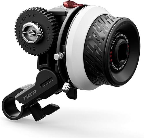 Tilta Pocket Follow Focus | Anello di messa a fuoco preciso con fermate A/B | Sistema di smorzamento fluido | Supporto per asta e asta da 15 mm | Funziona con la maggior parte delle fotocamere e degli - Fashionser