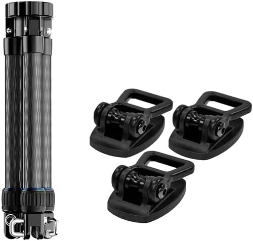 SIRUI SQ75 Rapid System - Set treppiedi a due gambe con regolazione in altezza monostadio e testa professionale VHS-10, SV-FM - Fashionser