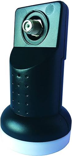 CAMPER KIT PARABOLA 60CM completo di due connettori, matassina 20mt (diametro 6,7mm) e LNB UNIVERSALE SINGOLO - Fashionser