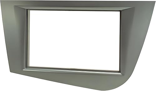 Sound-way Kit Montaggio Adattatore Autoradio, Mascherina 1 DIN / 2 DIN Compatibile con Seat Leon II (Typ 1P) 2005-2012 - Fashionser