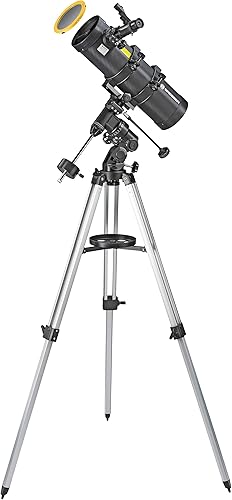 BRESSER Spica Plus 130/1000 EQ - Telescopio a specchio incluso - Fashionser