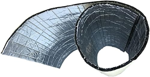 1 rotolo auto insonorizzazione isolamento fonoassorbente chiuso Antirombo Antivibrante Fibra di vetro Adesivo Stuoia 10mm 50cm X 300cm - Fashionser