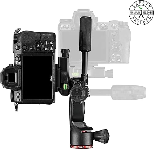 Manfrotto Befree Live, Kit Treppiede Video da Viaggio, con Testa per Videocamera e Chiusure a Leva, Treppiede in Alluminio per Reflex, Mirrorles, Accessori Video-Fotografici - Fashionser