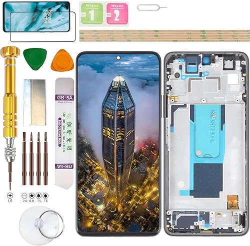 Gadget Troops (Incell) Display LCD Assembly per Xiaomi Redmi Note 11 PRO+Plus 5G 21091116UG Kit di Ricambio Schermo (nero) - Fashionser