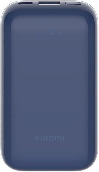 Xiaomi Power Bank 33 W 10000 Mah Pocket Edition Pro - Batteria esterna a ricarica rapida | Caricatore portatile wireless | Caricabatteria esterno extra veloce | Colore blu - Fashionser