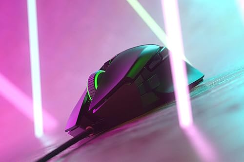 Razer Basilisk V2 - Mouse da gioco FPS (Mouse da gioco con nuovo sensore ottico da 20.000 DPI, 5G, interruttore Dpi rimovibile e rotella di scorrimento personalizzabile, RGB Chroma e USB) Nero - Fashionser