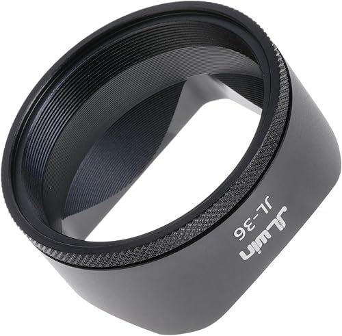 FOTGA Paraluce quadrato in metallo per fotocamera Fujifilm Fuji X100VI, X100V, X100F, X100, X100S, X100T e X70, colore argento JL-36S - Fashionser