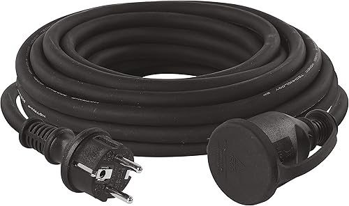 EMOS Prolunga 10 m Schuko Cavo di prolunga in gomma da esterno IP44, H07RN-F3G 2,5 mm2 - Fashionser
