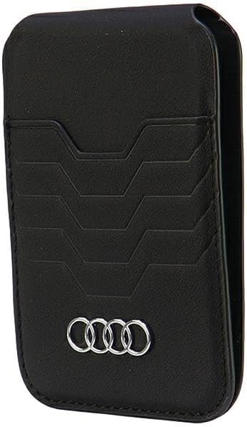 Audi AU-MSCH-GT/D3-BK - Portafogli in pelle, colore: Nero, Nero , Standard, Casual - Fashionser