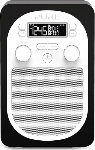 Pure Evoke D1 (DAB/DAB+ Digitale e Radio FM con timer da cucina) Nero - Fashionser