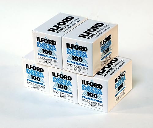 5x Ilford 1780624 pellicola per foto in bianco e nero 36 foto - Fashionser