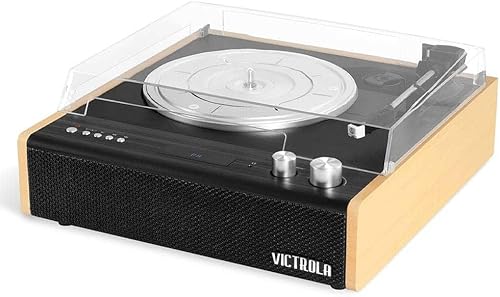 VICTROLA Platino Vinile Bluetooth Ultra compatto Eastwood Bamboo - Fashionser