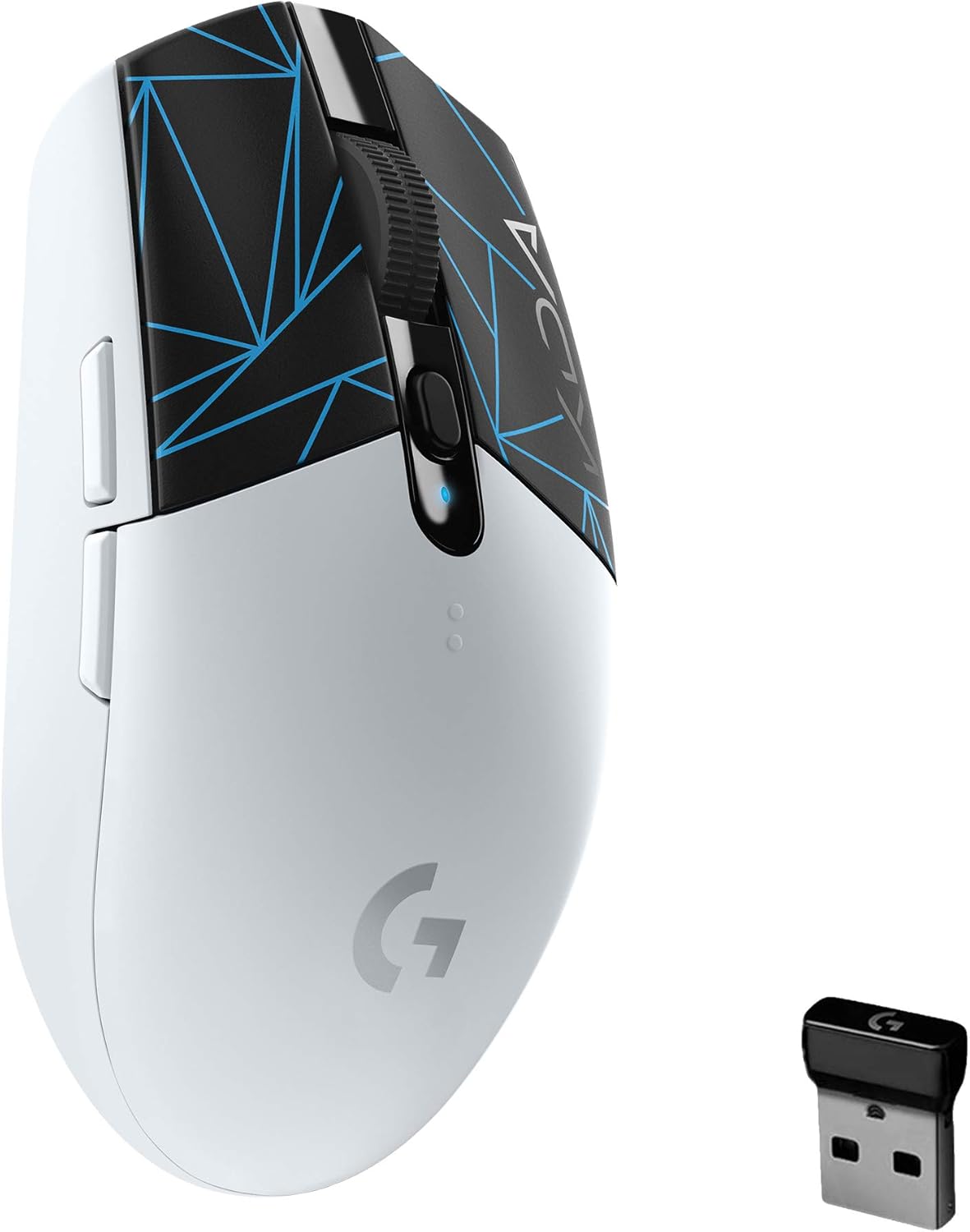 Logitech G305 K/DA LIGHTSPEED Mouse Gaming Wireless, Attrezzatura Ufficiale di League of Legends, Sensore HERO, Leggero, Tasti Programmabili, Autonomia 250h, Memoria Integrata - Bianco - Fashionser