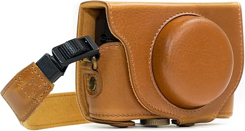 MegaGear Ever Ready - Custodia in pelle compatibile con Sony Cyber-Shot DSC-HX95, DSC-HX99, DSC-HX80, DSC-HX90V - Fashionser