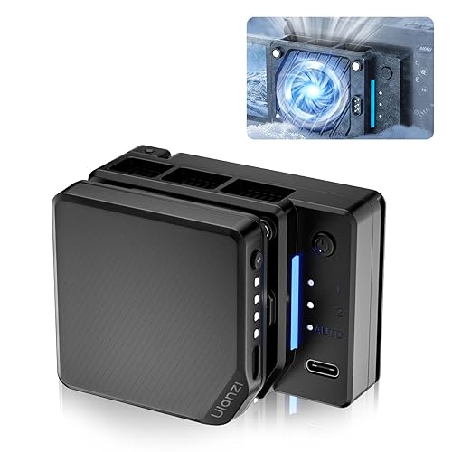 Ulanzi CU01 Raffreddatore a Semiconduttore per Camera Fotografica, Sistema di Cooling Fan,Batteria Esterna da 3000mAh, Compatto e Efficace, Ideale per Sony, Canon, Nikon,Fujifilm - Fashionser