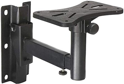 COPPIA SUPPORTI MURO PARETE IN ACCIAIO SOSTEGNI STATIVI UNIVERSALI CASSE ACUSTICHE STANDARD 35 MM - Fashionser