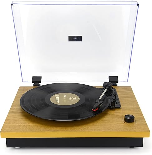 TT 53 - Giradischi vintage 33/45/78 Giri, wireless audio, Ingresso USB, altoparlanti incorporati, uscita RCA - Fashionser