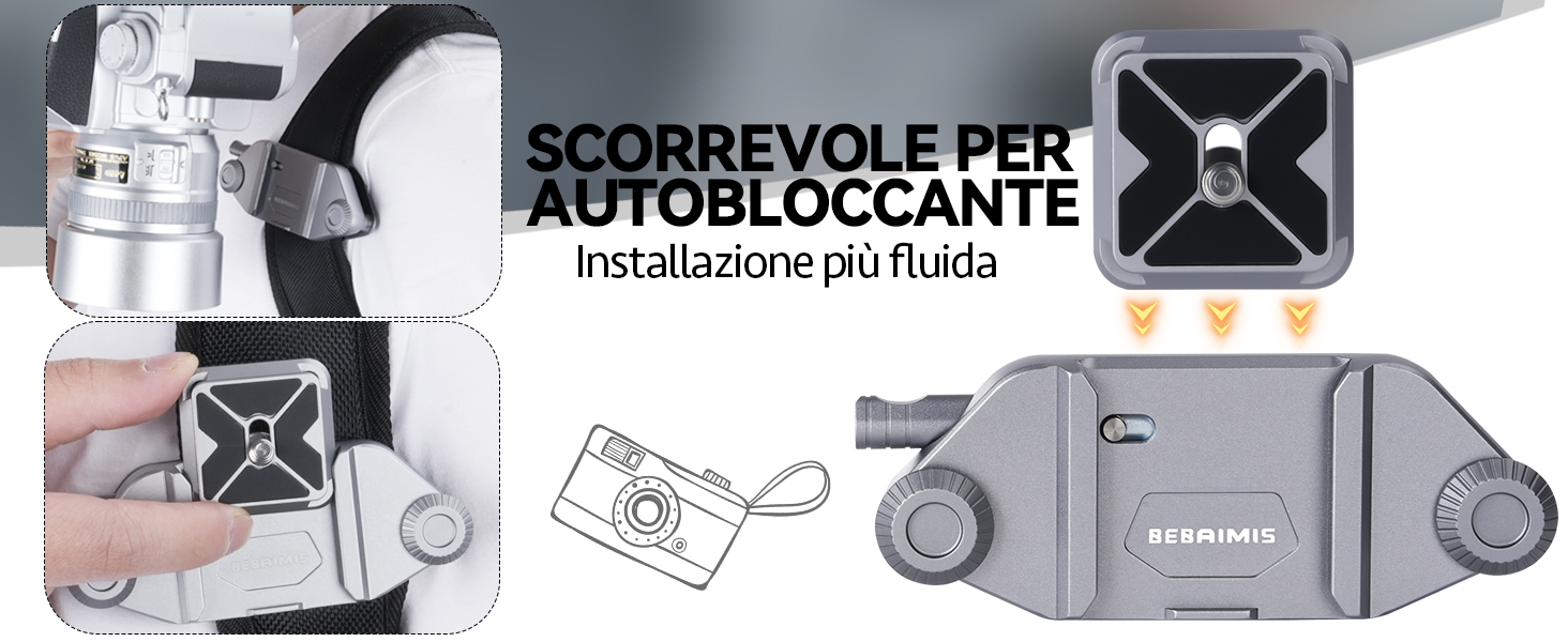 Kit clip per fotocamera