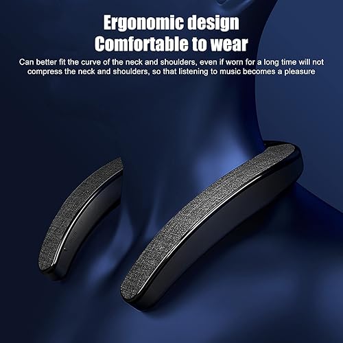 2022 Nuovo Altoparlante Bluetooth con Archetto da Collo, Altoparlante Indossabile Wireless Portatile, Altoparlante Stereo Vivavoce da Collo per Sport, Palestra, Allenamento, Viaggio, Corsa, Bicicletta - Fashionser