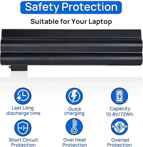 BORSCELLOR 68+ 0C52862 0C52861 Batteria per Laptop Lenovo ThinkPad T440 T440s T450 T450s T460 T460p T470p T550 T560 X240 X250 X260 X270 W5550 550s L. 450 L460 L470 P50s 45N1126 45N1127 - Fashionser