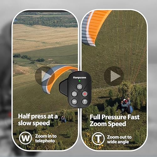 Telecomando Lanc per videocamera Canon Vixia hf G40, G50, G70, G60, XA11, XA50, XA55, XL1S, XL2, XHA1, XM1, Sony Z280, Z190, Z90, con jack LAN (2,5 mm) o AVR Jack - Fashionser