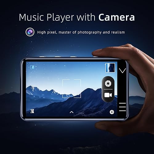 HIFI WALKER G7 MP3 Player with Camera and Spotify, MP3 Player with Bluetooth and WIFI, Android 80GB mp3 player, Spotify MP4 Player with Speaker, Spotify, Youtube - Fashionser