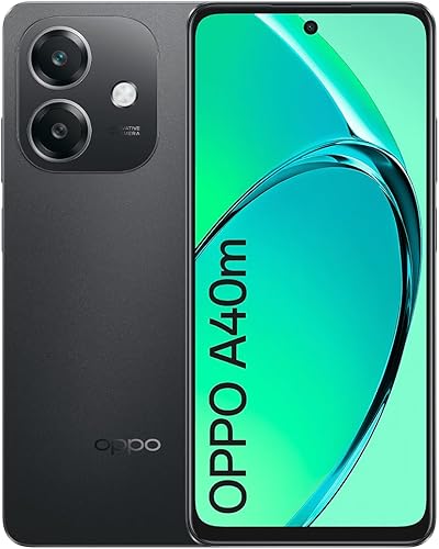OPPO A40M 8+256GB 6.67' 4G Sparkle Black ITA - Fashionser