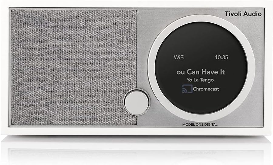 Tivoli Audio Model One Digital Gen 2 Radio Internet Intelligente (Bianco/Grigio) - Fashionser