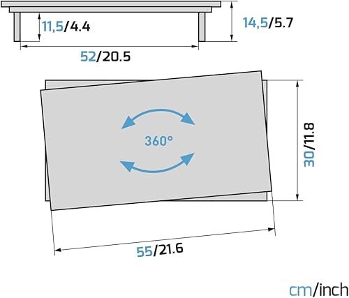 Meliconi Space LCD M Girevole per TV e Monitor PC, Nero - Fashionser