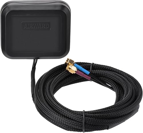 Superbat Antenna GPS BeiDou 4G LTE Magnetica Combinata per Auto, Compatibile con Terminali di Navigazione, Sistemi di Monitoraggio Remoto e Router Amplificatori 4G LTE - Fashionser