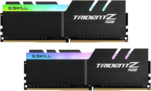 G.SKILL Trident Z RGB DDR4-4000MHz CL16-16-16-36 1.40V 32GB (2x16GB), F4-4000C16D-32GTZRA - Fashionser