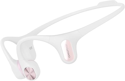 Run Air (Mojo 2) Cuffie a Conduzione Ossea, Auricolari Bluetooth Open Ear, Headset Sportivo con Bassi Profondi, Adattamento Sicuro, IP67, 26g, 8 Ore per Corsa, Ciclismo, Allenamenti, Nere - Fashionser