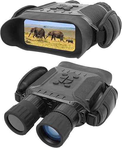 Bestguarder Binocolo per visione notturna Binoculare da caccia digitale ad infrarossi HD 4,5-22,5 x 40 mm con scheda di memoria 32G, immagine 2592 x 1944 e video 1280 x 720 e schermo LCD da 4 pollici - Fashionser