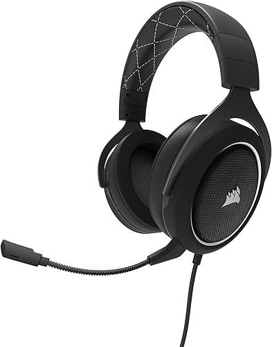 Corsair Hs60 Surround Cuffie Gaming con Microfono, Bianco - Fashionser