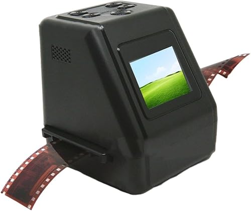 Getdoublerich Film Scanner Per 135/126/110/8mm Negativi & Diapositive, Display LCD Laterale, Digitalizzatore Foto Ad Alta Risoluzione Per Vecchi Film & Memorie - Fashionser