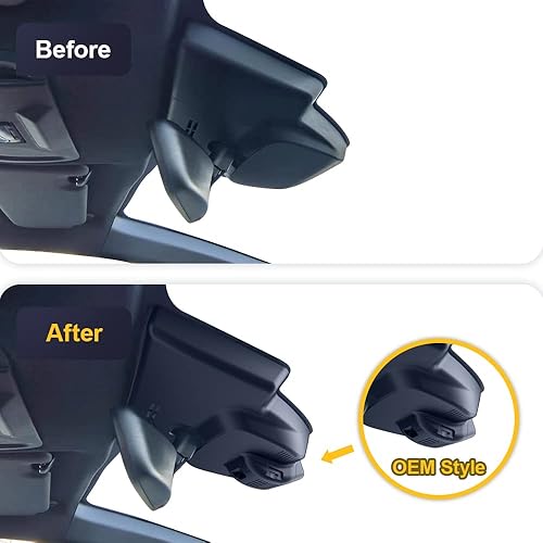 Fitcamx Dashcam 4K Adatto per Toyota Corolla Cross 2023-2025 (HD2-16030), 2160P Macchina Fotografica UHD Video, WiFi & APP, Accessori Toyota OEM, Sensore G, Registrazione Loop, WDR, 64 GB Card - Fashionser