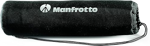 Manfrotto MKCOMPACTADV-BK Treppiede Serie Compact con Testa Tre Vie, 5 Sezioni in Alluminio, 44,5 - 165 cm, Nero - Fashionser