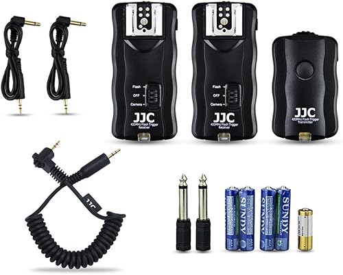 Disparador de Flash Control Remoto Inalámbrico Speedlite con 2 Receptores para Canon R6 R 750D 1200D 1300D 1500D 200D 100D 800D 760D 70D 77D 80D 700D 1100D M6 M5 650D 600D 60D PowerShot G5X G1X - Fashionser