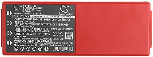 Batterie 2000mAh compatibile con [HBC] BA14061, FBFUB09N, FUB 9NM 6V, Fub06 Eex, FUB10AA, FUB10XL, FUB78AA, FUB9NM, Linus 4, Linus 6, Micron 4, Micron 6, PM471560, Radiomatic BA210040, Ra FBA - Fashionser